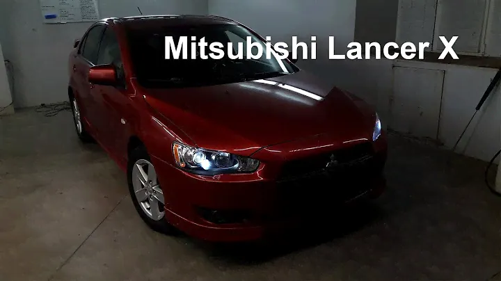 Mitsubishi Lancer X:   Тюнинг фар, установка линз