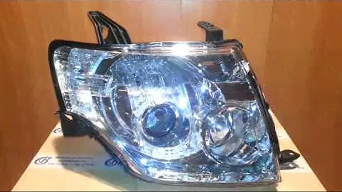 фара для mitsubishi pajero 4 под ксенон с корректором от carsbody.ru