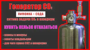 ГЕНЕРАТОР CO2 на Лимонке и Соде в Баллоне. Отзыв. Сравнение. Советы как Пользоваться. Зачем НУЖЕН