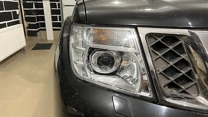 Nissan Pathfinder III поколение r51 ремонт фар диодные линзы Competizione 4k