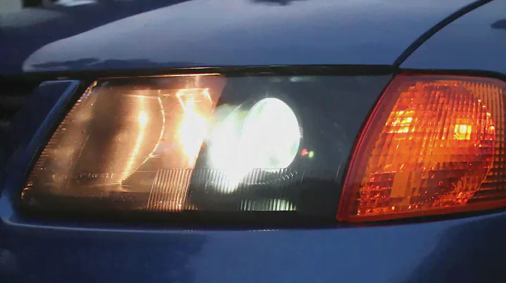 Passat B5 3B with Škoda Superb bi-xenon lenses