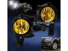 Toyota RAV4 2013 Комплект желтых ПТФ + ксенон