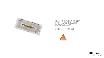 HEINE XHL Xenon Halogen Bulb 2 5V for BETA 200 Ophthalmoscope X 001 88 069