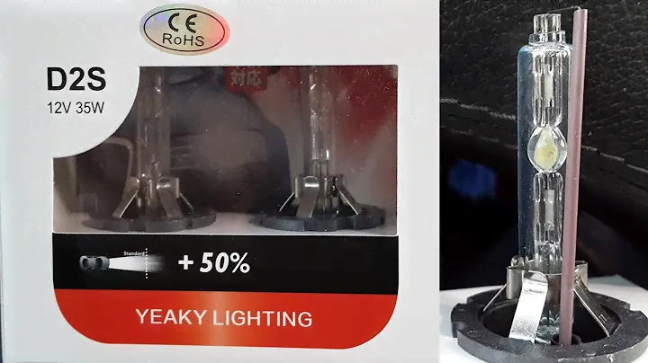 Yeaky HID D2s 5500K китайские ксеноновые лампочки в фарах Мерседес W220