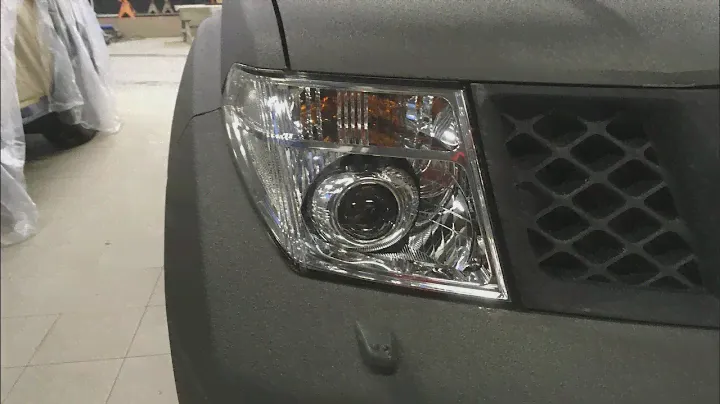 Nissan Pathfinder III поколение r51 ремонт фар диодные линзы Competizione